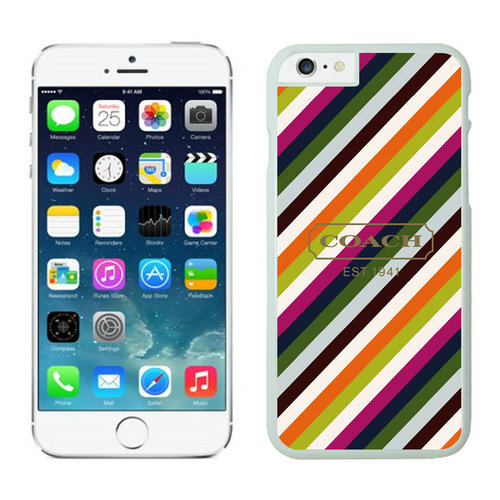 Coach Stripe Multicolor iPhone 6 Cases EZA - Click Image to Close